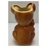 Vintage MCM Royal Copley Teddy Bear Planter 6 1/2" Tall