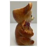 Vintage MCM Royal Copley Teddy Bear Planter 6 1/2" Tall