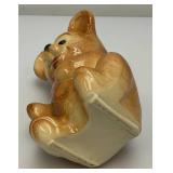 Vintage MCM Royal Copley Teddy Bear Planter 6 1/2" Tall
