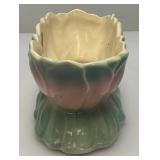Vintage MCM Royal Copley Floral Pastel Planter 3" x 3 1/4" x 7"