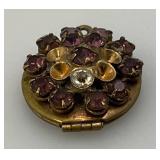 Misc. Vintage Jewelry Including Possible Sterling ? Buckle 14.31 Grams Overall , Locket (Missing A Few Stones) And More