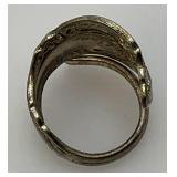 Misc. Vintage Jewelry Including Possible Sterling ? Buckle 14.31 Grams Overall , Locket (Missing A Few Stones) And More