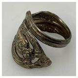 Misc. Vintage Jewelry Including Possible Sterling ? Buckle 14.31 Grams Overall , Locket (Missing A Few Stones) And More