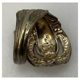 Misc. Vintage Jewelry Including Possible Sterling ? Buckle 14.31 Grams Overall , Locket (Missing A Few Stones) And More