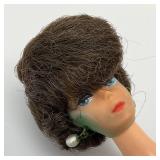 1958 Barbie Brunette Bubble Cut Doll In Original Box