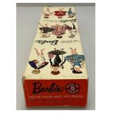 1958 Barbie Brunette Bubble Cut Doll In Original Box