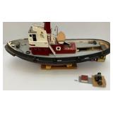 Vintage Tugboat Model Rc Boat (Boat Only) 30"