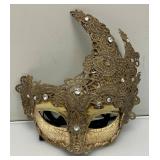 Antique Celluloid Goddess Masquerade Ball /Mardi Gras Mask