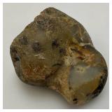 Two Large Agates Biggest Is 2 1/2" x 4" x 4"