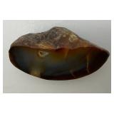 Two Large Agates Biggest Is 2 1/2" x 4" x 4"