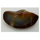 Two Large Agates Biggest Is 2 1/2" x 4" x 4"
