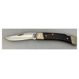 Vintage Schrade Uncle Henry LB5 Poket Knife With Leather Sheath
