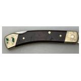 Vintage Schrade Uncle Henry LB5 Poket Knife With Leather Sheath
