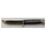 Vintage Western F39 Black Beauty Hunting Knife 4 3/8" Blade Tip Broke See Photos