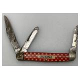 Misc. Collection Of Vintage Knives Including Colonial, Purina Advertisement And More
