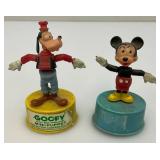 Group Of Misc. Mini Toy Puppets Including Jiminy Cricket And more