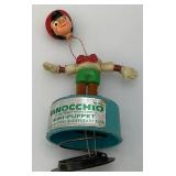 Group Of Misc. Mini Toy Puppets Including Jiminy Cricket And more