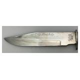 Vintage SABRE Brand Original Bowe Knife Made In Pakistan No. 631 With Sheath