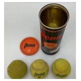Misc. Vintage Tennis Balls in Misc. Original Tins Including Penn, Spalding And Wilson