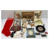 Misc. Vintage Collectible Items Including Coral And more