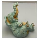 Vintage Collectible Miniature Elephant Figurine 3 1/2"  And Tea Set 4" x 4" with 2" Figures And More