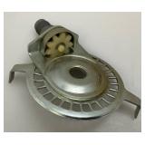 Misc. Vintage Collectibles IncludingBycycle Speedometer, Automobile License Plate Reflectors, Scottie Dog Head Wall hanging And more