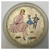 Misc. Vintage Collectibles IncludingBycycle Speedometer, Automobile License Plate Reflectors, Scottie Dog Head Wall hanging And more
