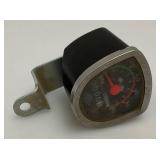 Misc. Vintage Collectibles IncludingBycycle Speedometer, Automobile License Plate Reflectors, Scottie Dog Head Wall hanging And more