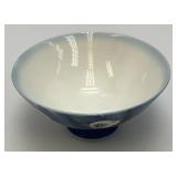 Vintage Japanese Blue & White Porcelain Rice Bowl