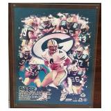 1998 N.F.C. Central Division Green Bay Packers Brett Farve Plaque 12" x 15"