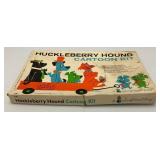 1960 Hana-Barberas Productions Colorforms Toy HUCKLEBERRY HOUND Cartoon Kit In Original Box 24"