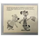 1960 Hana-Barberas Productions Colorforms Toy HUCKLEBERRY HOUND Cartoon Kit In Original Box 24"