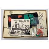 1960 Hana-Barberas Productions Colorforms Toy HUCKLEBERRY HOUND Cartoon Kit In Original Box 24"