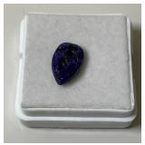 1/2" Tear Drop Beryl Purple Blue In Portective Sleeve