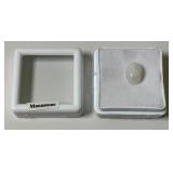 3/8" Oval Moonstone In Protective Case