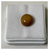 3/8" Round Tiger Eye In Protective Case