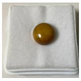 3/8" Round Tiger Eye In Protective Case