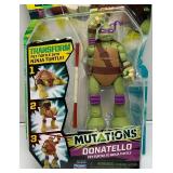 2014 Playmates TMNT Mutations DONATELLO Pet Turtle To Ninja Turtle Action Figure (New On Card)
