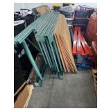 Heavy Duty Pallet Racking / Warehouse Shelving – Multiple Bays with Wood Decking