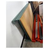 Pallet Racking / Industrial Shelving – 8’ Tall with Wood Decking