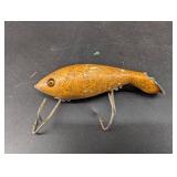 Vintage Heddon, South Bend & Injured Minnow Fishing Lure Mixed Lot (5)