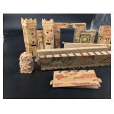 Cardboard Castle Building Set (Lot of 10)