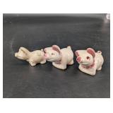 Ceramic Pig Figurines (Lot of 3)