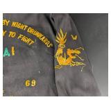 Embroidered Vietnam Map Zip Jacket