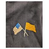 Embroidered Vietnam Map Zip Jacket