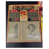 Vintage Punch Board Game Mixed Lot of 4