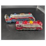 Vintage Tin Litho Wind-Up Toy Trains (Lot of 2)