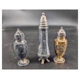 Silverplate Salt and Pepper Shakers (Lot of 3)