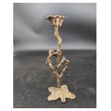 Ornate Brass Candlestick Holder