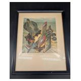 Framed Frank Luke Aviation Print